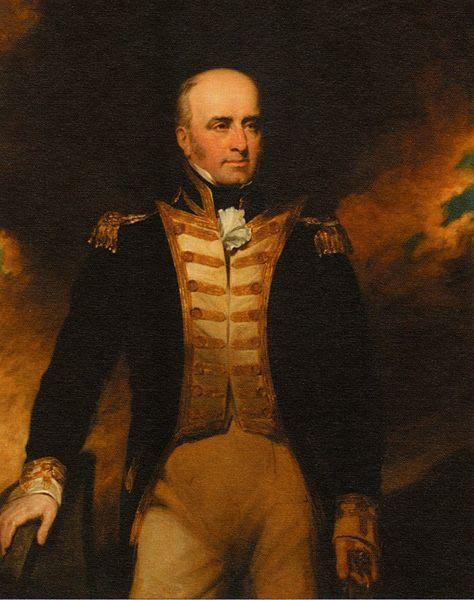 unknow artist Oil Painting portrait of Vice Admiral William Lukin (1768-1833) painted by George Clint oil painting image